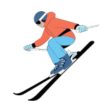 Skiing in Gulmarg Kashmir